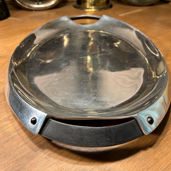Dansk Rivet Aluminum Hollowware Serving Tray Marked: PT/MA - Picture 9 of 9